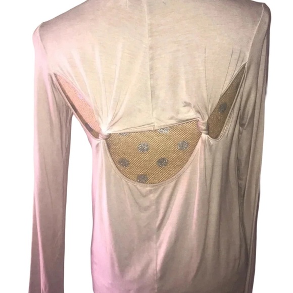 Mustard Seed Khaki Size Small Top with Back Knot Design New Without Tags - Picture 2 of 8